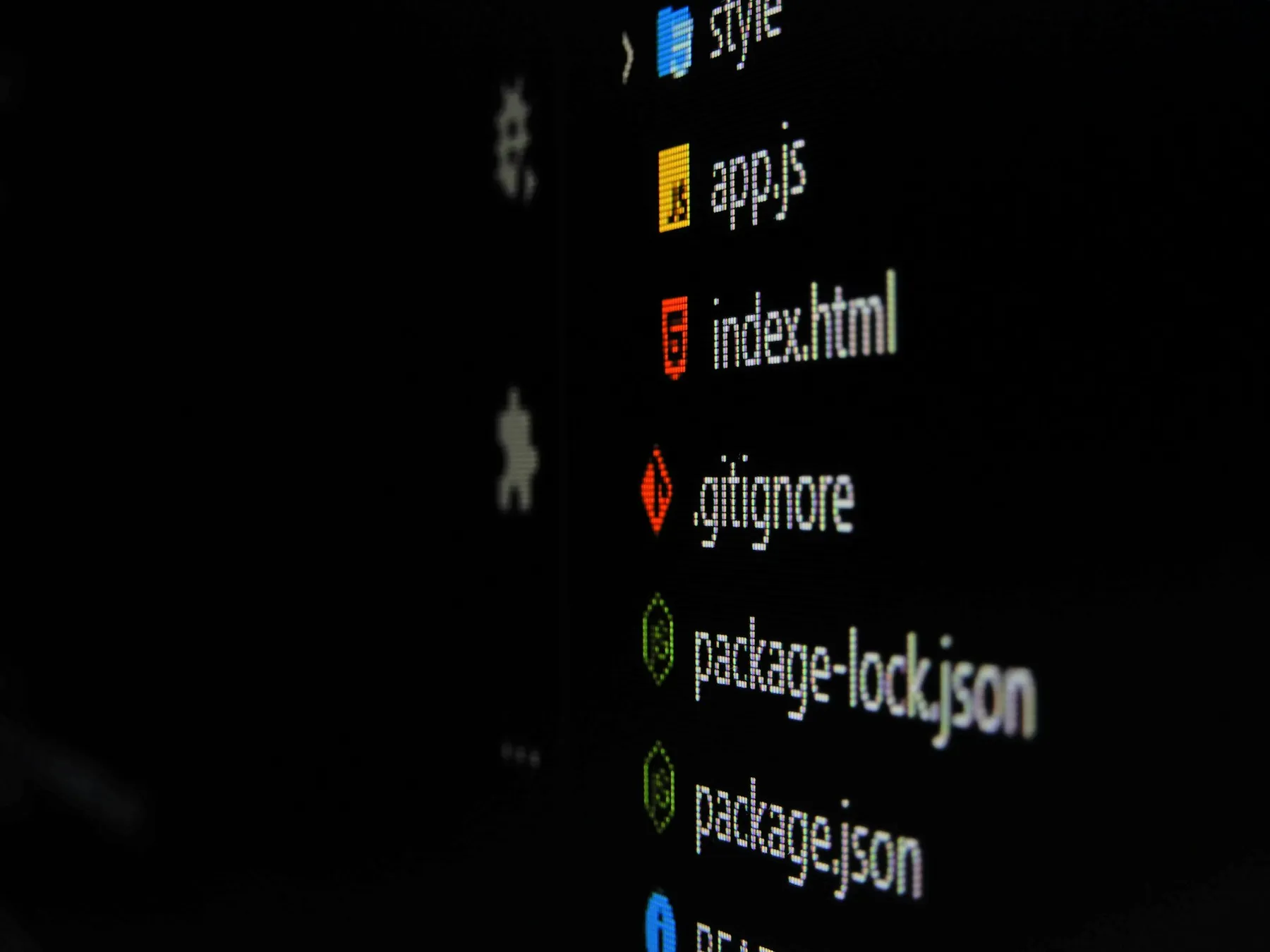 Developer working on a website build on a laptop